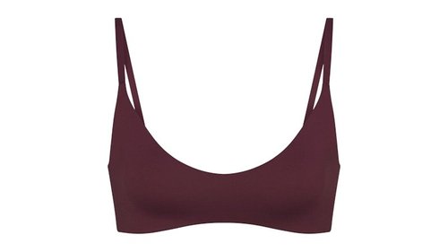 Nike x SKIMS Matte Micro Scoop Bra - Currant