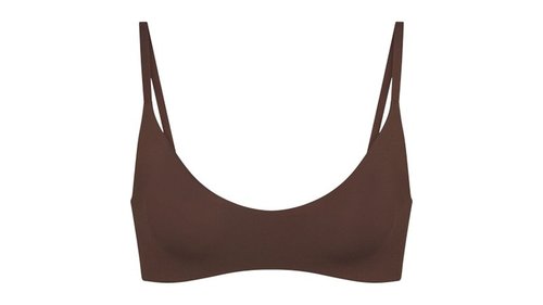 Nike x SKIMS Matte Micro Scoop Bra - Dark Sepia