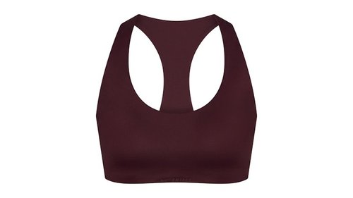 Nike x SKIMS Shine Racer Back Bra - Currant