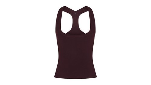 Nike x SKIMS Vintage Seamless Racer Back Tank - Currant