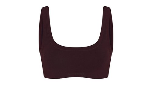 Nike x SKIMS Vintage Seamless Scoop Neck Bra - Currant