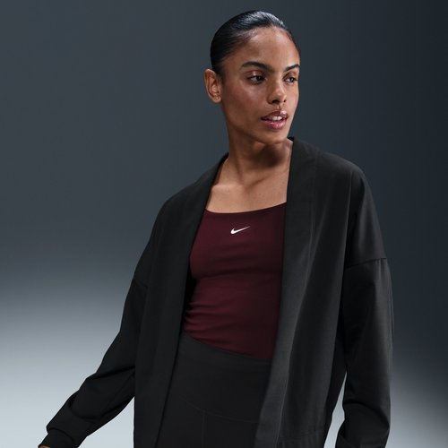 Nike Zenvy Dri-FIT Oversized Cardigan - Black - IB2980-010
