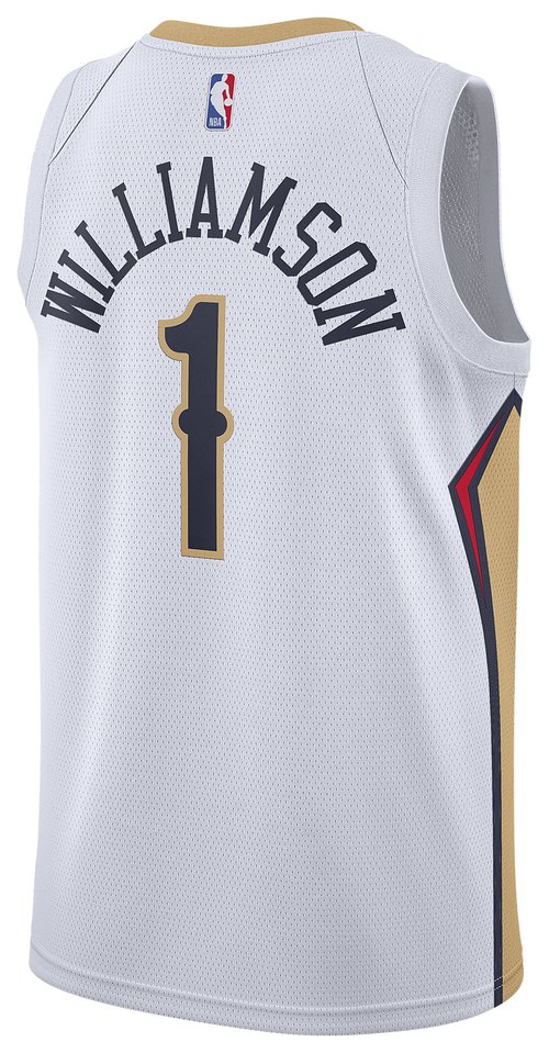 Nike Zion Williamson Nike Pelicans Swingman Jersey - White - 864433-103