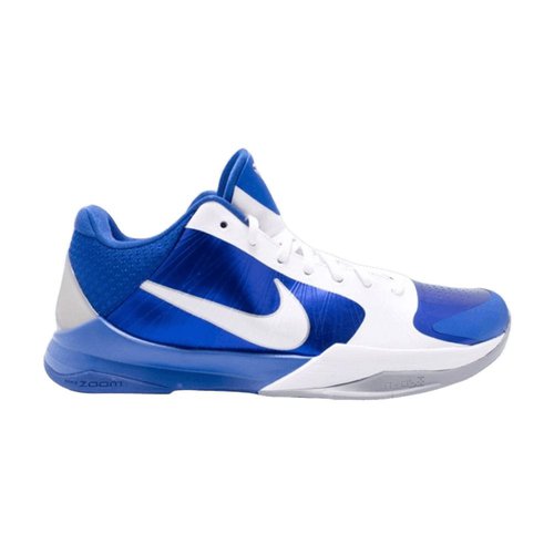 Nike Zoom Kobe 5 TB - White/Varsity Royal/White/Metallic Silver - 407710-400