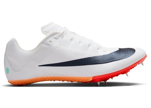 Nike Zoom Rival Sprint Track & Field Sprinting Spikes - White/Bright Crimson/Hyper Turquoise/Obsidian - FZ9663-101
