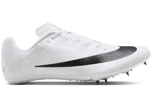 Nike Zoom Rival Sprint Track & Field Sprinting Spikes - White/Metallic Silver/Black - FZ9663-100