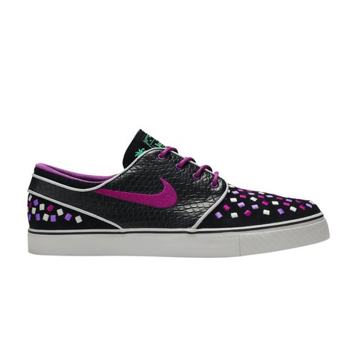 Nike Zoom Stefn Janoski Prm | Black | Size 12 - Blk/Brght Grp-Wlf Gry-Hypr Grp - 642180-053