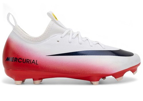 Nike Zoom Vapor 16 Academy LV8 FG/MG White - University Red/Dark Obsidian - HJ7223-600