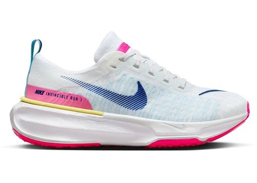 Nike ZoomX Invincible 3 - White/Photon Dust/Fierce Pink/Deep Royal Blue - DR2660-105
