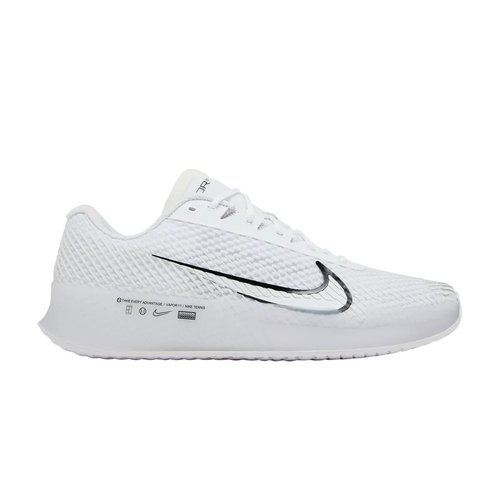 NikeCourt Air Zoom Vapor 11 HC - White/Summit White/Black - DR6966-101