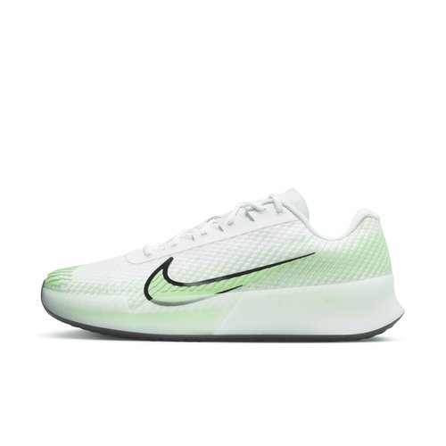 NikeCourt Air Zoom Vapor 11 HC - White/Poison Green/Black - DR6966-106