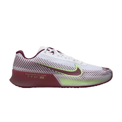 NikeCourt Air Zoom Vapor 11 HC - White/Lime Blast/Team Red - DR6966-104