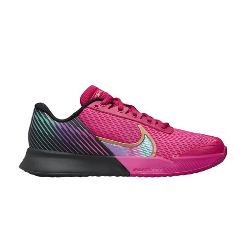 NikeCourt Air Zoom Vapor Pro 2 Premium HC - Fireberry/Black/Metallic Rose Gold/Multi-Color - FB7054-600