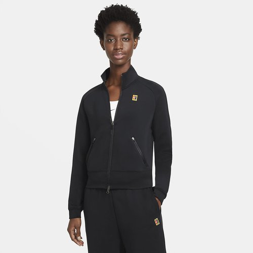 Nike Court FullZip Tennis Jacket 'Black/Black' CV4701010 Solesense