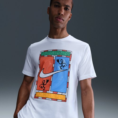 Nike Court Dri-FIT Tennis T-Shirt - White - HJ3470-100