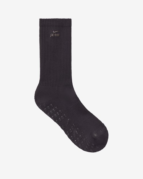 NikeSKIMS Dri-FIT Pilates Grip Crew Socks - Obsidian - IV3354-024