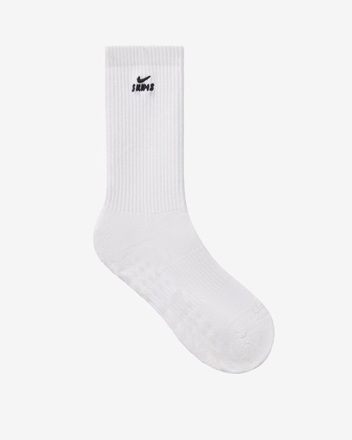 NikeSKIMS Dri-FIT Pilates Grip Crew Socks - Snow - IV3354-160