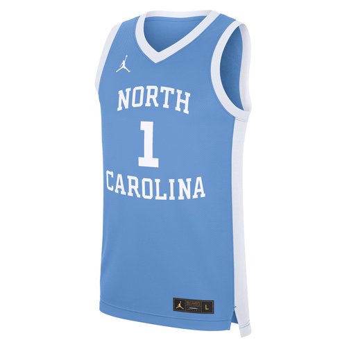 North Carolina Tar Replica Air Air Jordan College Basketball Jersey - Light Blue - CLEVGRJJCBJUNC-NC2