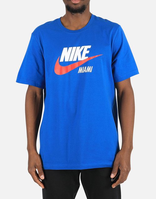 Nike NSW MIAMI Nike TEAM TEE - Royal Blue - CW0841-477