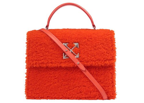 OFF-WHITE OFFWHITE 2.8 Jitney Bag Furry - Orange