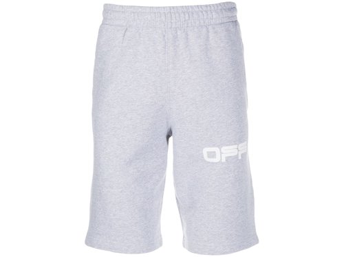 OFF-WHITE OFFWHITE Airport Tape Sweatshort - Grey - OMCI006S20E300030788