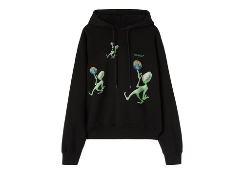 OFF-WHITE OFFWHITE Alien Arrow Skate Hoodie - Black/Green