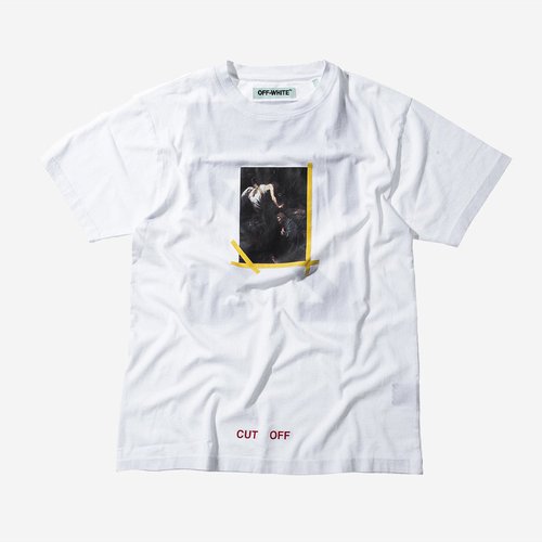 OFF-WHITE Annunciazione Tee - White - -OMAA011F16-WHTA