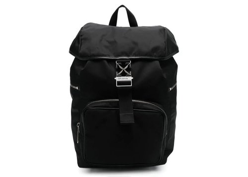 OFF-WHITE OFFWHITE Arrow Tuc Backpack - Black - OMNB054C99FAB0011000