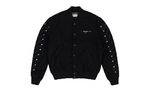 OFF-WHITE Arrows Varsity Jacket OFW MOTW 0001 - OFWMOTW0001