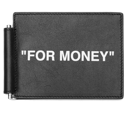 OFF-WHITE Bill Clip - Black/White - OMNC022F20LEA0011001