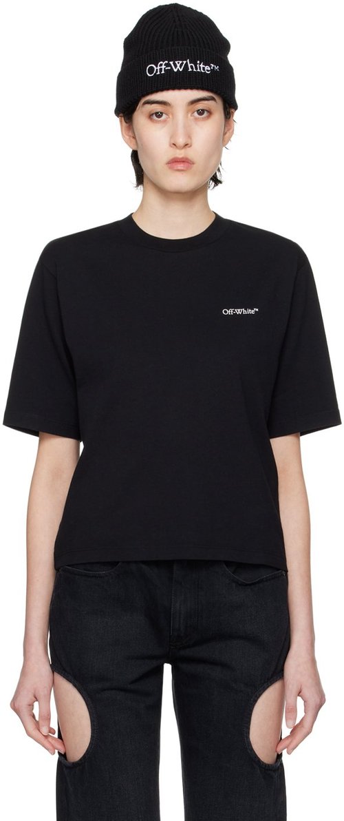 OFF-WHITE OFFWHITE Floral Arrow XRay T-Shirt - Black - OWAA124S24JER0021084