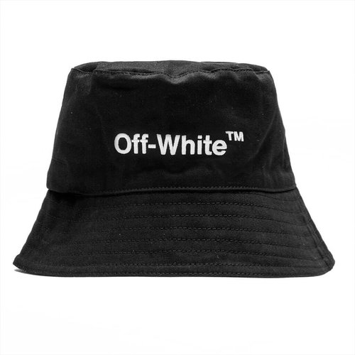 OFF-WHITE Helvetica Bucket Hat - Black/White