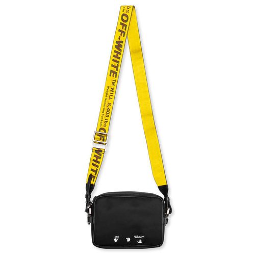 OFF-WHITE OW Logo Nylon Crossbody - Black/White FW20 - OMNA049F20FAB0011001