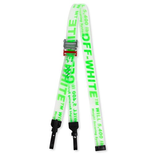 OFF-WHITE Rubber Strap - Saffiano Green
