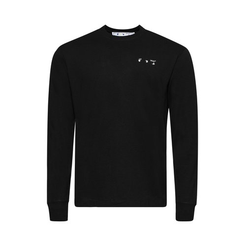 OFF-WHITE Caravag Paint Skate Long-Sleeve Tee - Multi-Color - OMAB064C99JER0051001