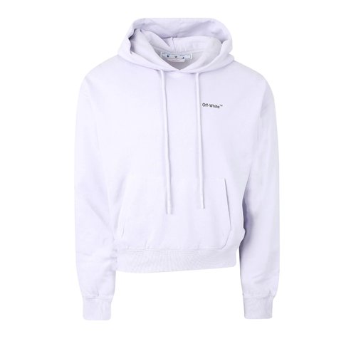 OFF-WHITE Caravaggio Arrow Over Hoodie - Purple - OMBB037F22FLE0033610