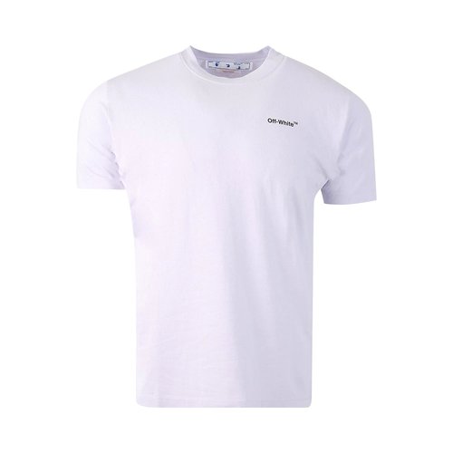 OFF-WHITE Caravaggio Arrow Slim Short-Sleeve Tee - Dusty Lilac/Black - OMAA027F22JER0043610