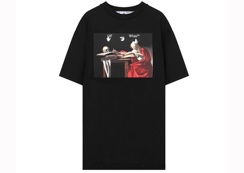 OFF-WHITE OFFWHITE Caravaggio Jersey T-Shirt - Black