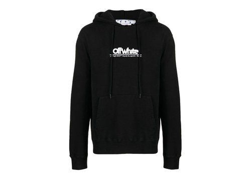 OFF-WHITE OFFWHITE Chunky Logo Hoodie - Black - OMBB097S23FLE0051001