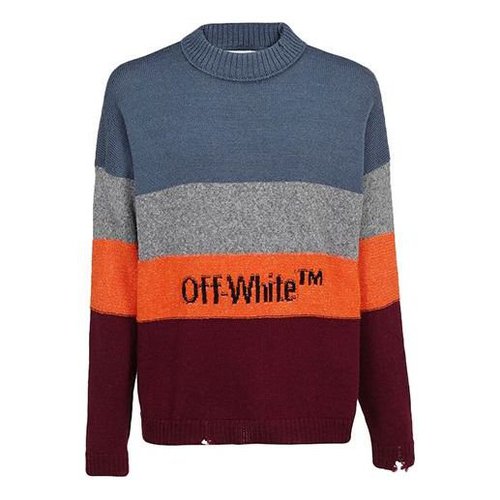 OFF-WHITE-color Stripe Sweater-color 'Multi-Color' - OMHE016F19E370281910 |  Solesense