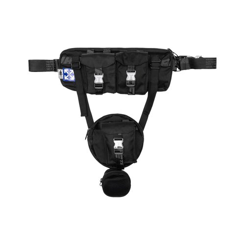 OFF-WHITE Combinable Fanny Pack - Black - OMKN005S205210201000