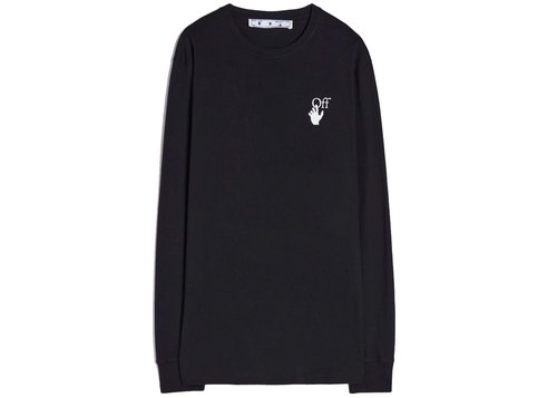 OFF-WHITE OFFWHITE Degrade Arrows Long Sleeve T-Shirt - Black