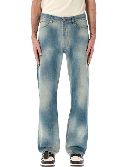 OFF-WHITE Diag Raw Patch 90s Skate Jeans - OMYA18WF25DEN0034141