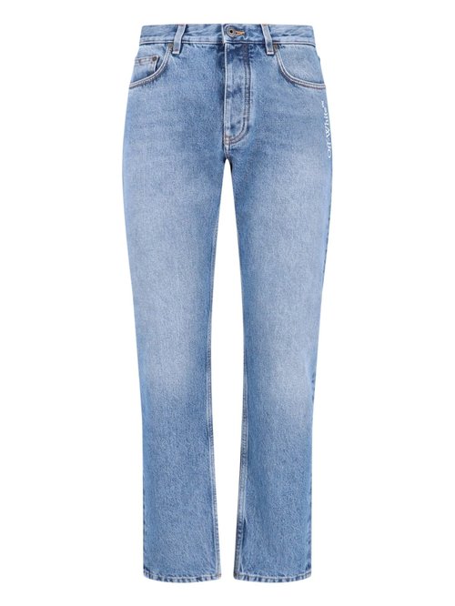 OFF-WHITE half-arrow Straight Jeans - 44XYA175S26D002400LIGHTMEDIUMBLUE