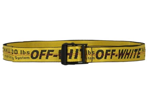 OFF-WHITE OFFWHITE Industrial Logo Belt - Yellow