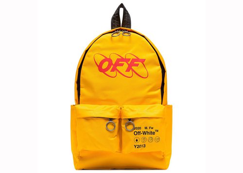 OFF-WHITE OFFWHITE Industrial Y013 Backpack - Yellow Red