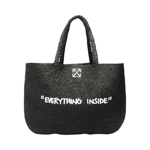 OFF-WHITE Jitney Tote Quote Bag - OWNA23CC99FAB0011001
