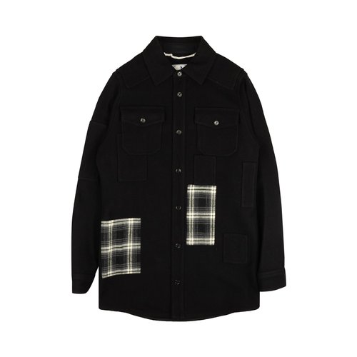 OFF-WHITE Logo Button Down Overshirt - OMEA227E20FAB0011001
