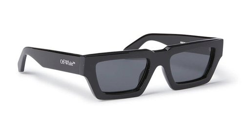 OFF-WHITE OFFWHITE Manchester Sunglasses/FR - Black/Dark Grey/Grey (Oeri129S24Pla0011007