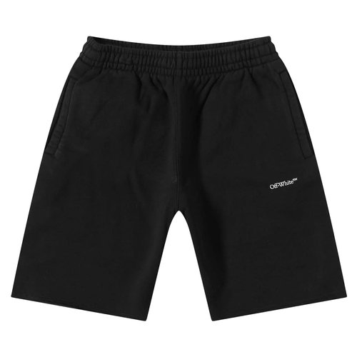 OFF-WHITE Marker Sweatshorts - Black/Blue - OMCI006F21FLE0071084